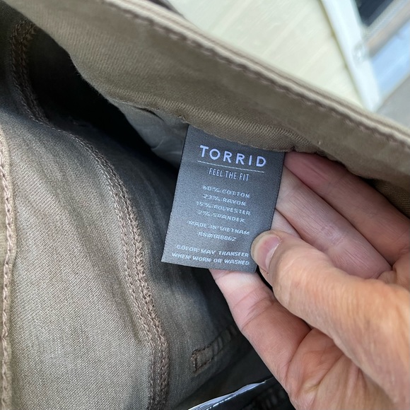 Torrid Jegging Skinny Super Soft High-Rise Jeans In Python Tan NWT Sz 16R - Picture 6 of 14